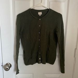 A New Day Olive Green Cardigan
